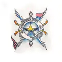  arma tattoo design idea