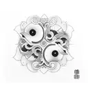 pato  tattoo design idea