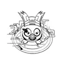 pato  tattoo design idea