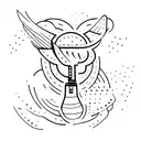 pato  tattoo design idea