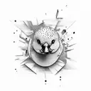 pato  tattoo design idea