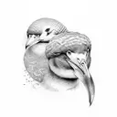 pato  tattoo design idea