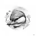 pato  tattoo design idea