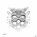 Binary number hacker corruption tattoo design idea