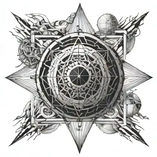 Dyson sphere   tattoo design idea