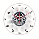 a clock face with the grim reaper in front of it holding a scythe  tattoo design idea