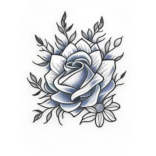 Flower wild flowers include fireweed  tattoo design idea