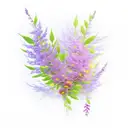 Flower wild flowers include fireweed  tattoo design idea