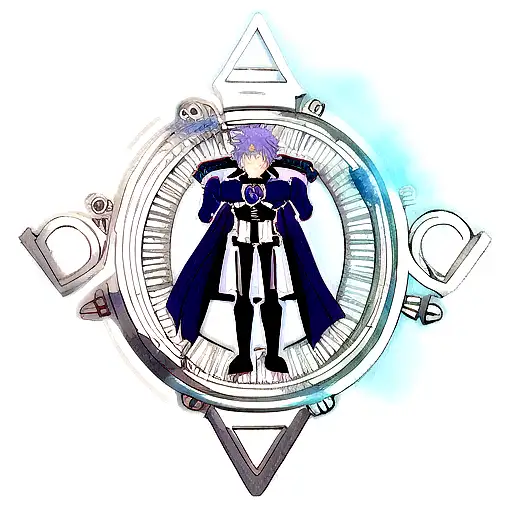 Combine elements from the Fate Stay Night anime with engineering symbols tattoo design idea