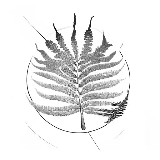 fern; inverted America; cocktail; airplane; life the moment tattoo design idea