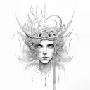 mare flower from the book mistborn tattoo design idea