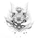 mare flower from the book mistborn tattoo design idea