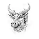 tauro tattoo design idea