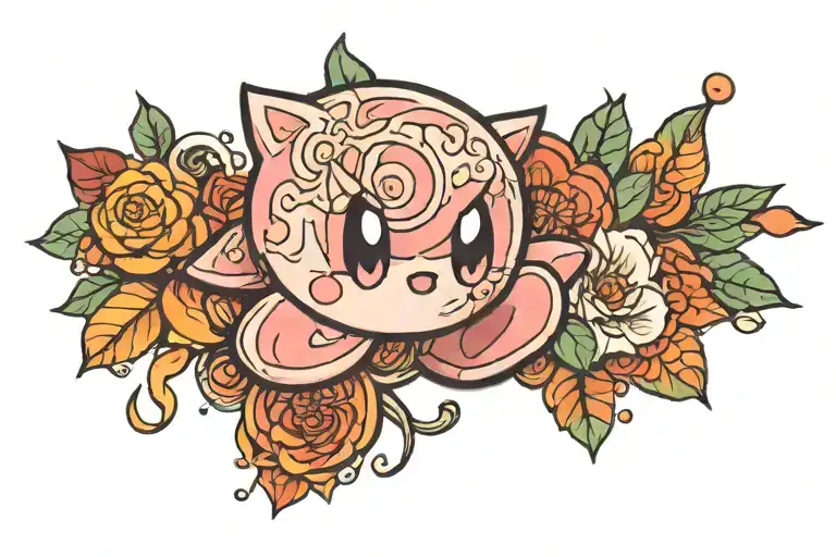 kirby tattoo design idea