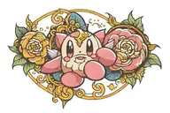 kirby tattoo design idea