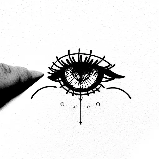 your delicate point of view tattoo design idea