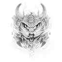 number "23" with fire tattoo design idea