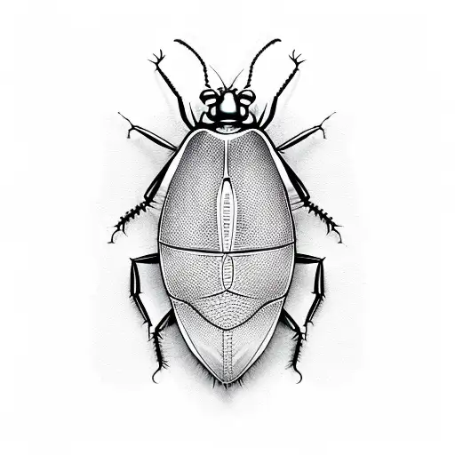 cockroach  tattoo design idea