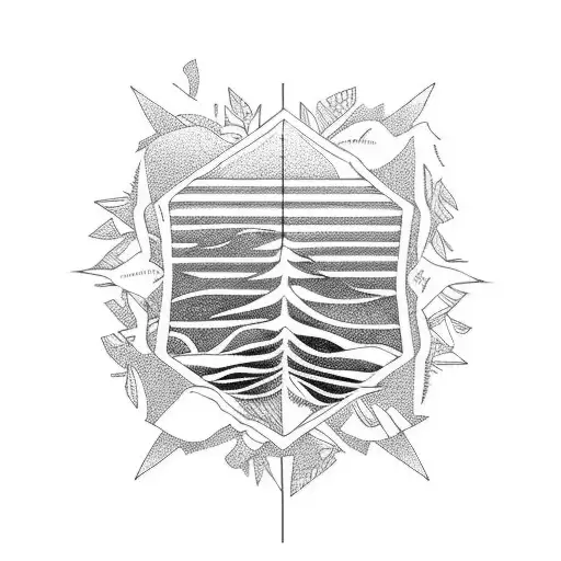 trail running tattoo design idea