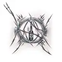 Barbed Wire tattoo design idea