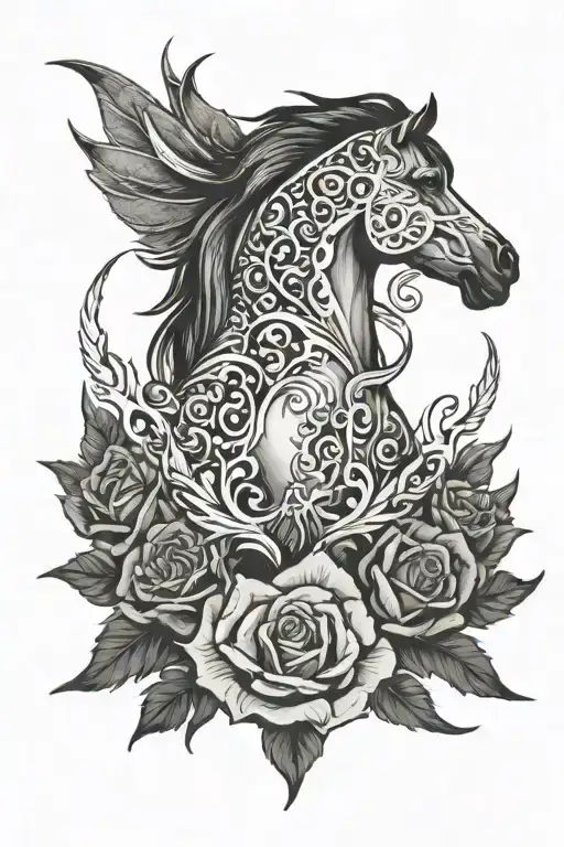 deftones covers: white pony tattoo design idea