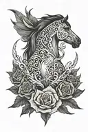 deftones covers: white pony tattoo design idea