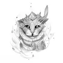 makeup inspired tattoo design idea