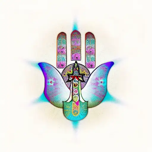 Hamsa Symbol tattoo design idea
