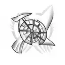 Windmill tattoo design idea