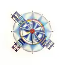 Windmill tattoo design idea