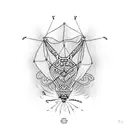 kite tattoo design idea