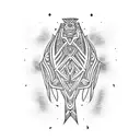 kite tattoo design idea