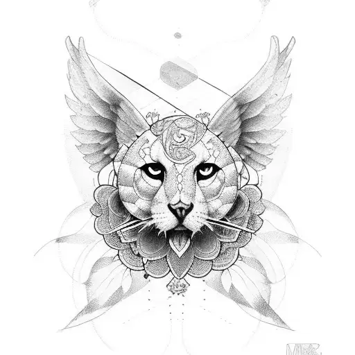 mi amor eterno Claudia y Angel tattoo design idea