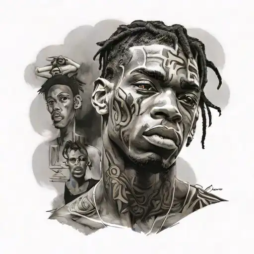 ja morant  tattoo design idea