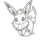 eevee pokemon tattoo design idea