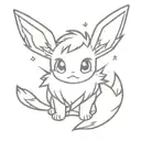eevee pokemon tattoo design idea
