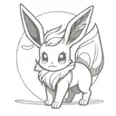 eevee pokemon tattoo design idea
