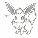 eevee pokemon tattoo design idea