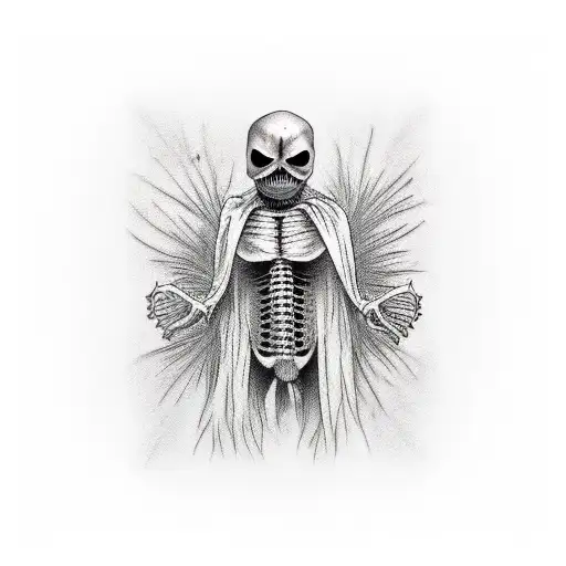 full scarecrow body tattoo design idea