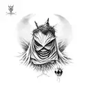 scarecrow devil tattoo design idea
