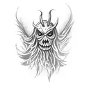 scarecrow Devil tattoo design idea