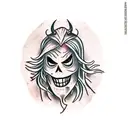 scarecrow devil tattoo design idea