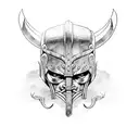 vikings thor odin boat raven valhalla tattoo design idea