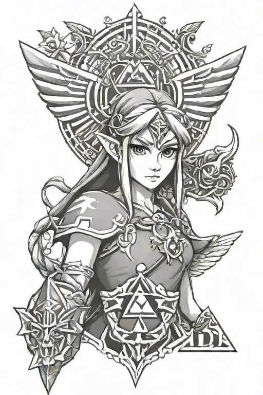 zelda tattoo design idea