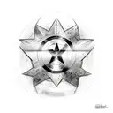 captain America shield  tattoo design idea