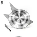 captain America shield  tattoo design idea