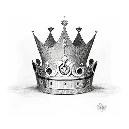 King's Crown tattoo design idea