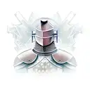 knight tattoo design idea