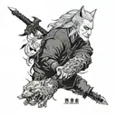 witcher 3 tattoo design idea