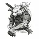 witcher 3 tattoo design idea